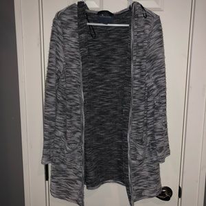 Hooded cardigan